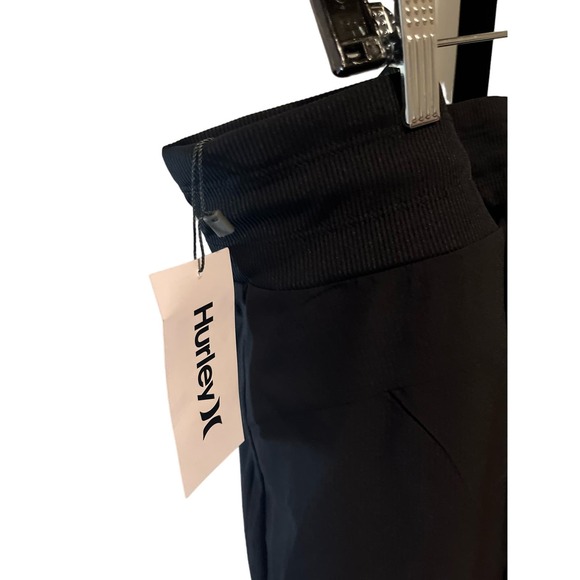 NWT Hurley Women's City Stretch Joggers Black Size XL - Picture 4 of 6